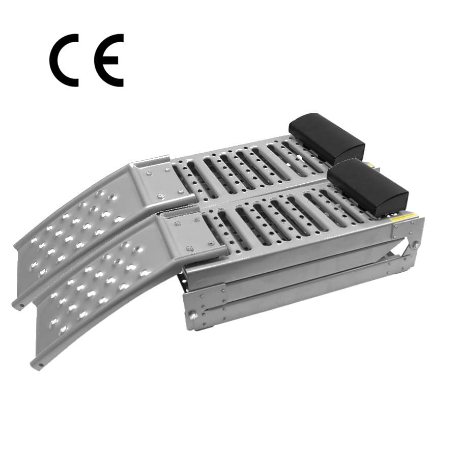 Factory Direct Motorcycle ATV Loading Ramp Portable Tri-Fold Bridge Ramp FOLDABLE STEEL RAMP
