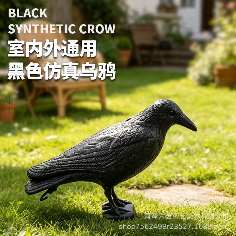 Spot Amazon best-selling Halloween and Christmas decoration pendants Crow target TEMU can be labeled