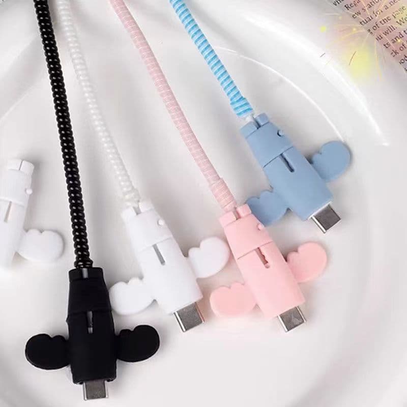 Little Angel Data Cable Protector Case, Anti-Breakage Phone Charging Cable Connector Protector, Wholesale Price (excluding tax)
