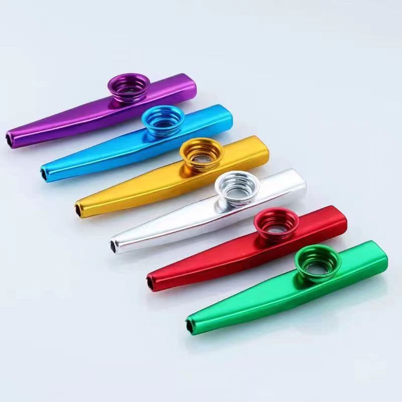 Gold-plated kazoo mouth blowing instrument companion for beginners, simple to learn, compact and convenient to carry, small accompaniment and portable