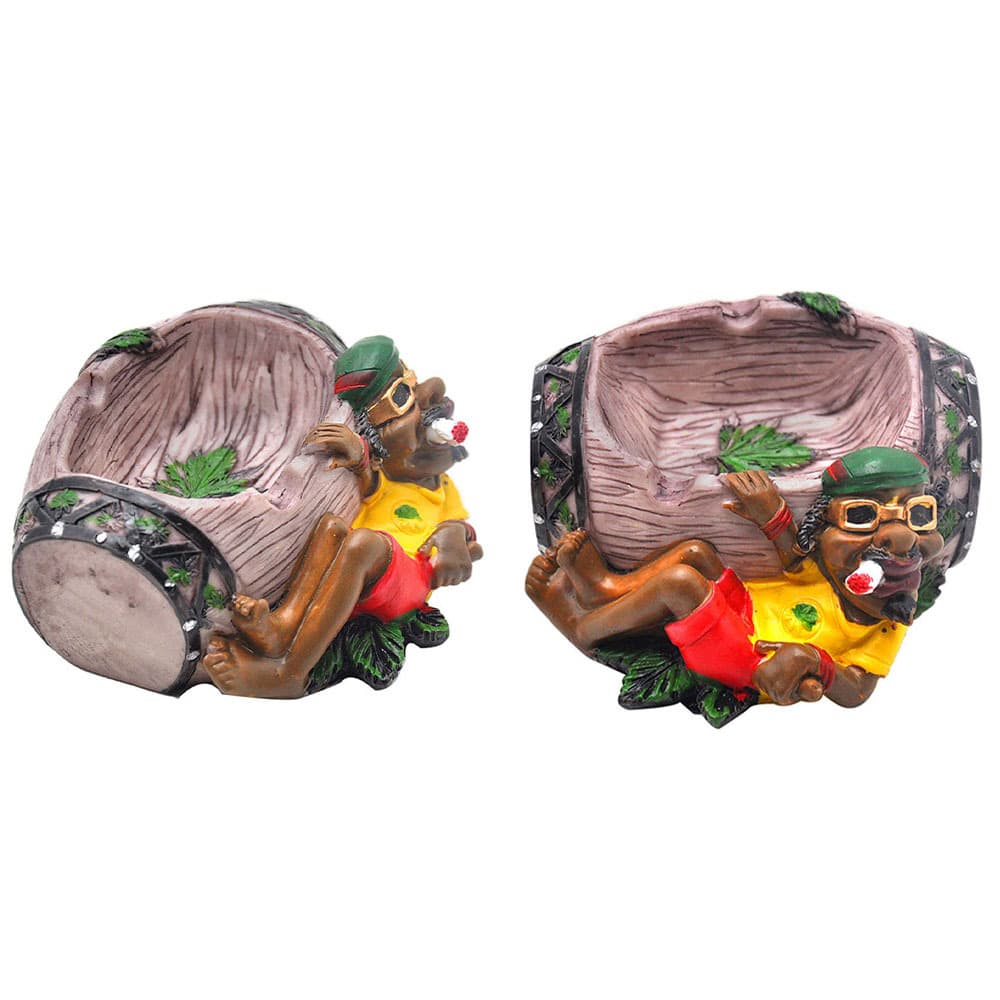 New Creative Resin Ashtray - Fashionable Personality Wine Barrel Smoker Shape Ashtray Cendrier Resine