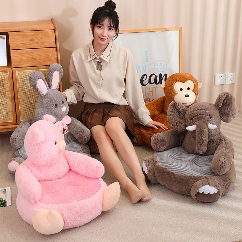 Cartoon lazy small sofa tatami cushion backrest integrated floor cushion bay window futon living room cushion
