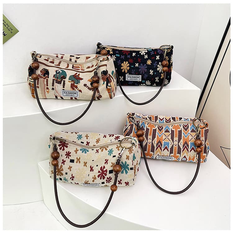 French fashion design women's small bag 2024 spring new simple ins texture single shoulder armpit bag