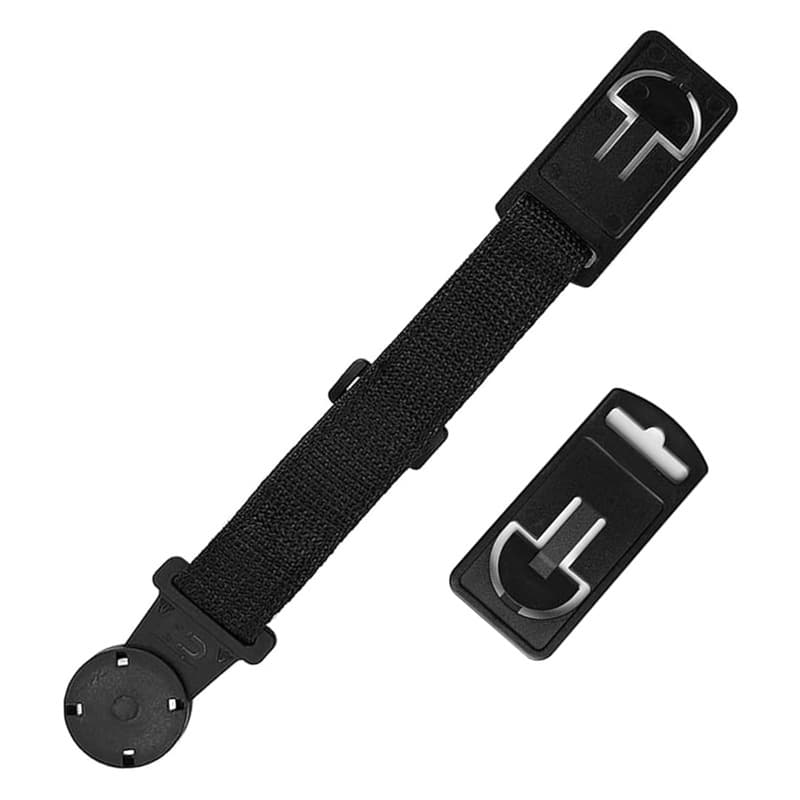 This multimeter lanyard features a magnetic hook for easy hanging of digital multimeters. It's a magnetic attachment for electrical testing.