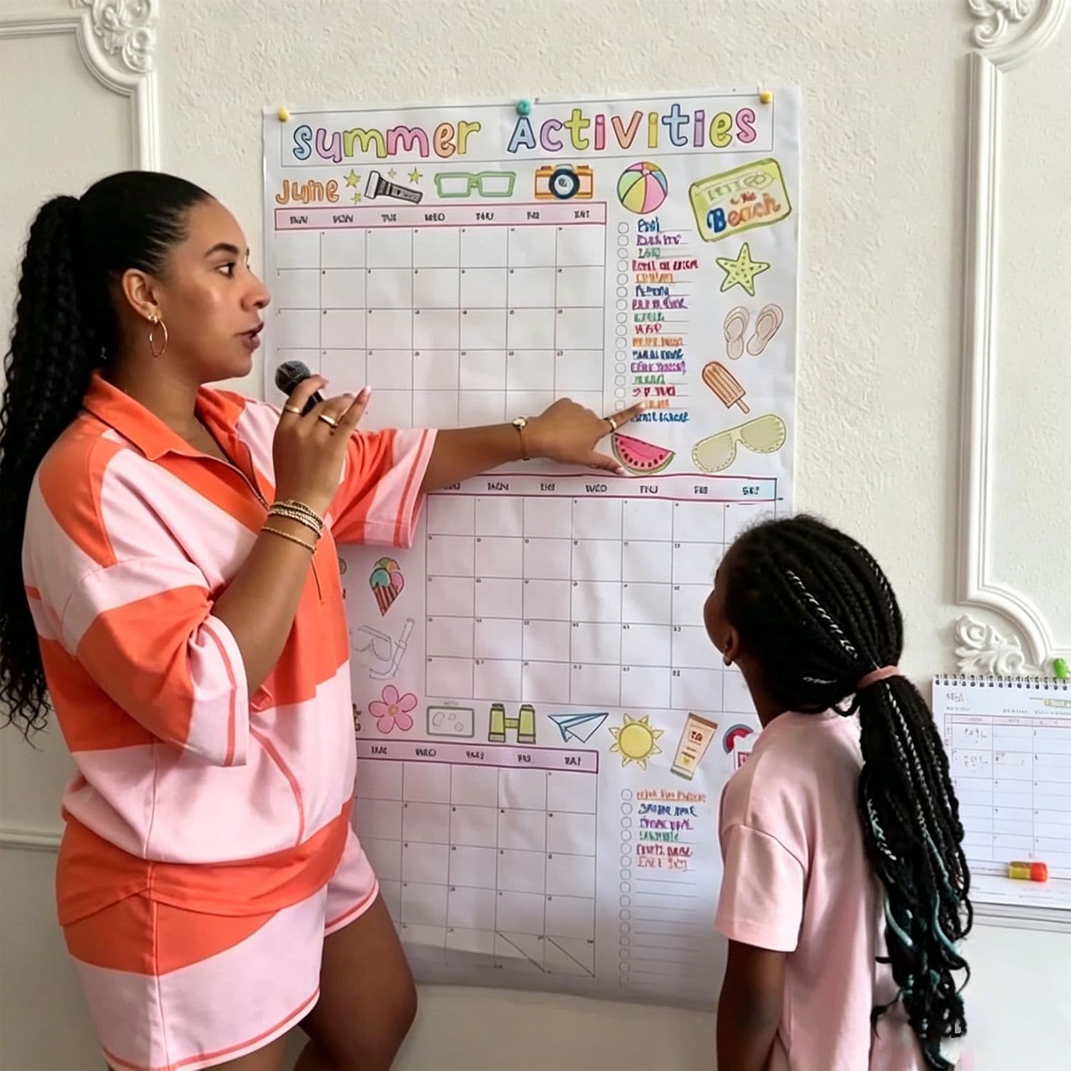 Summer Activity Giant Coloring Poster