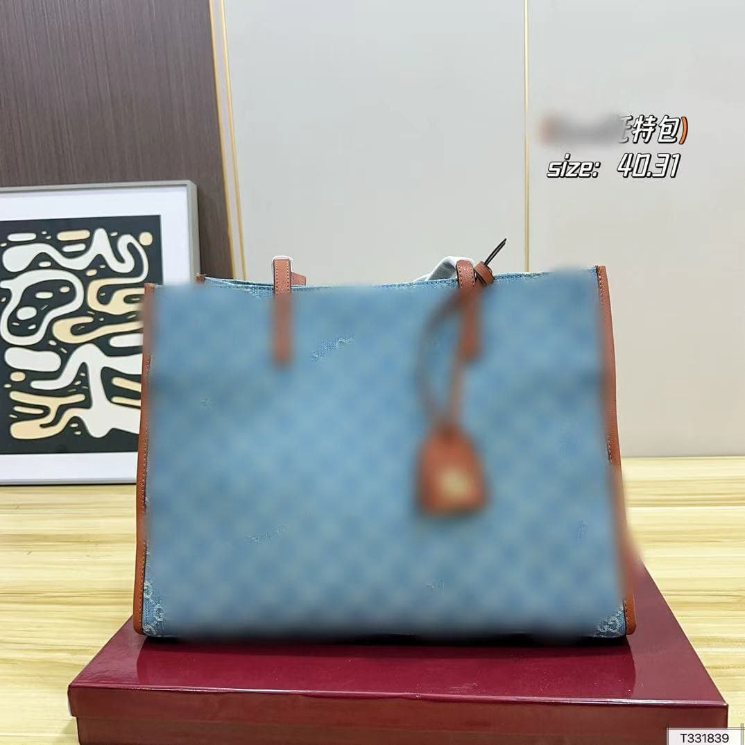 Canvas Large-Capacity Tote Bag for Women, New Cross-Border Style, Trendy Shoulder and Crossbody Bag for Amazon