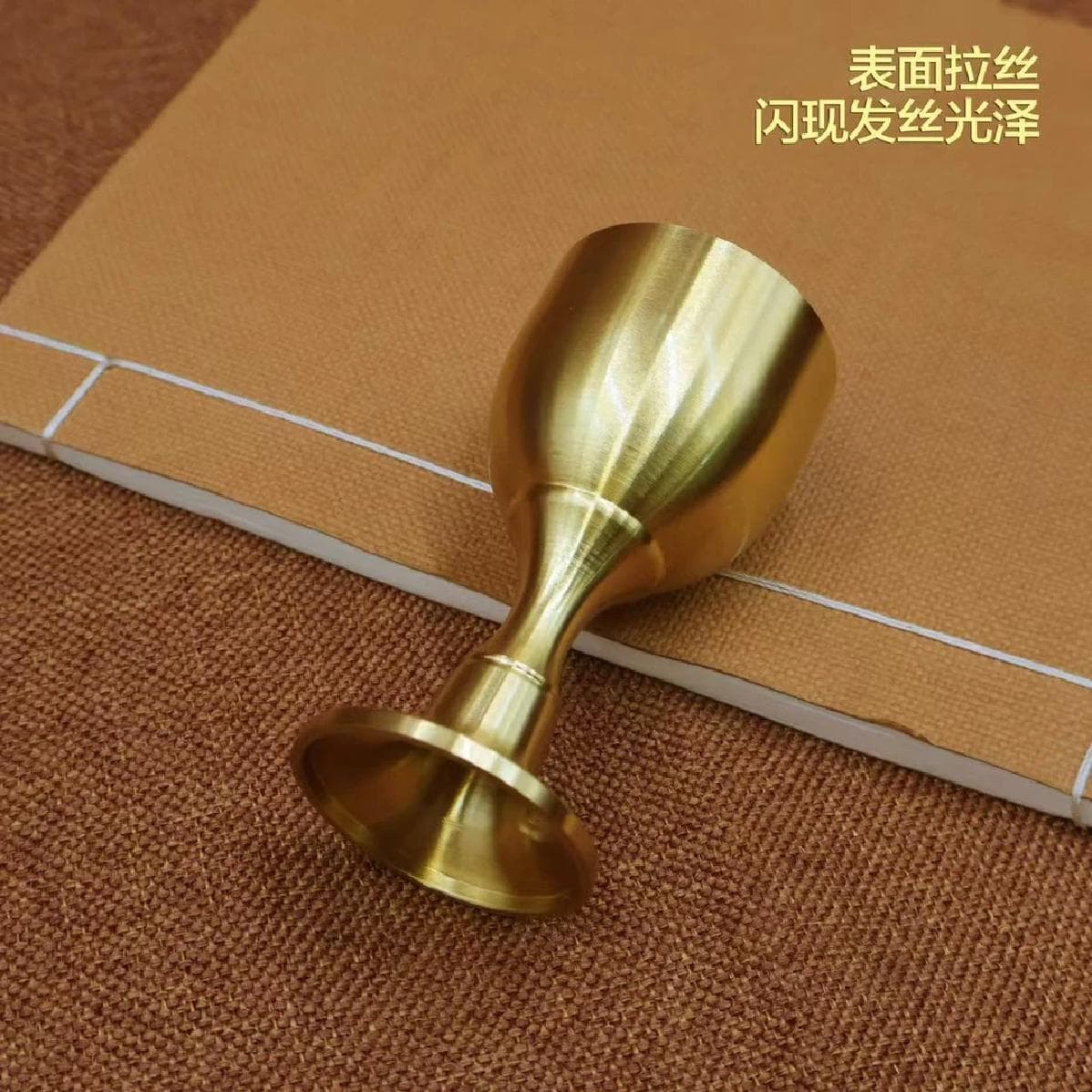 Brass Cup, Liquor Cup, Decorative Wine Cup, Brass High-Footed Small Cup, Household High-Footed Shot Glass, Offering Cup, Wholesale