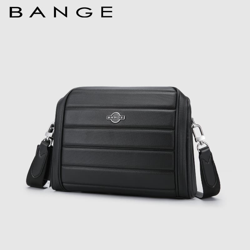 BANGE High-End Shoulder Bag Women's Fashion Business Crossbody Bag Light Luxury Urban Messenger Bag Functional Small Backpack Men's Trend