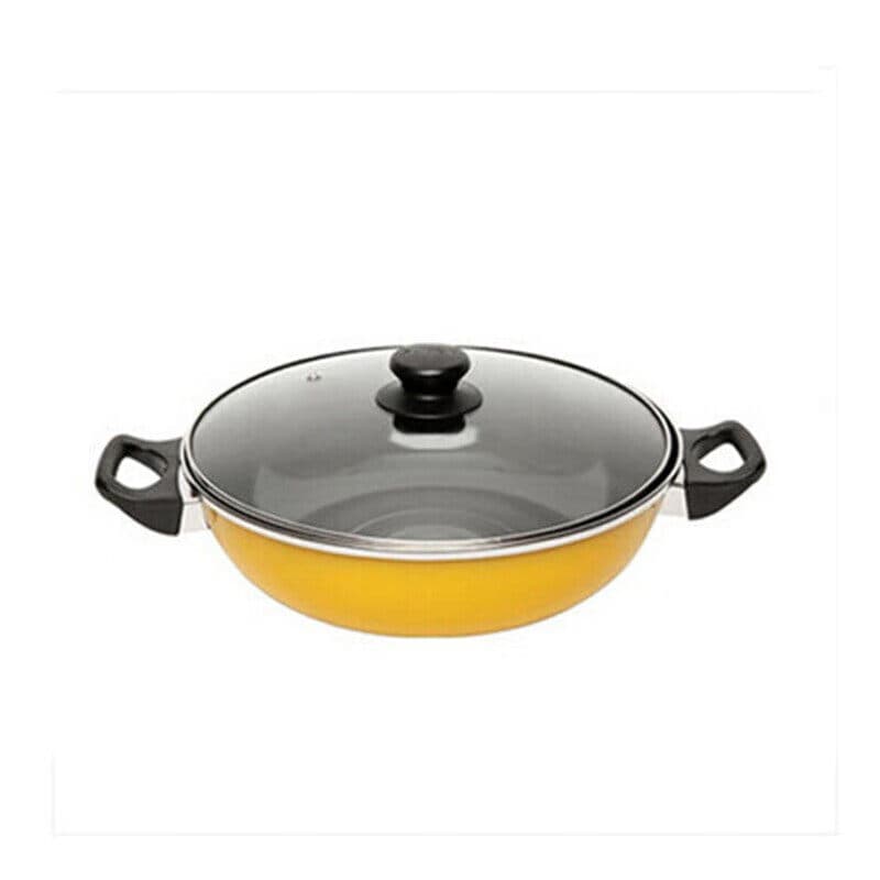 Supor Warm Home Cookware Set 3-Piece: 30cm Wok + 26cm Hot Pot + 16cm Milk Pot