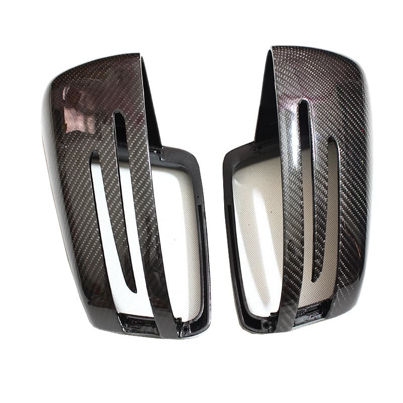 For Mercedes Carbon Fiber ABCES Class CLA CLS GLK GLA Class W204 Carbon Fiber Mirror Cover Shell