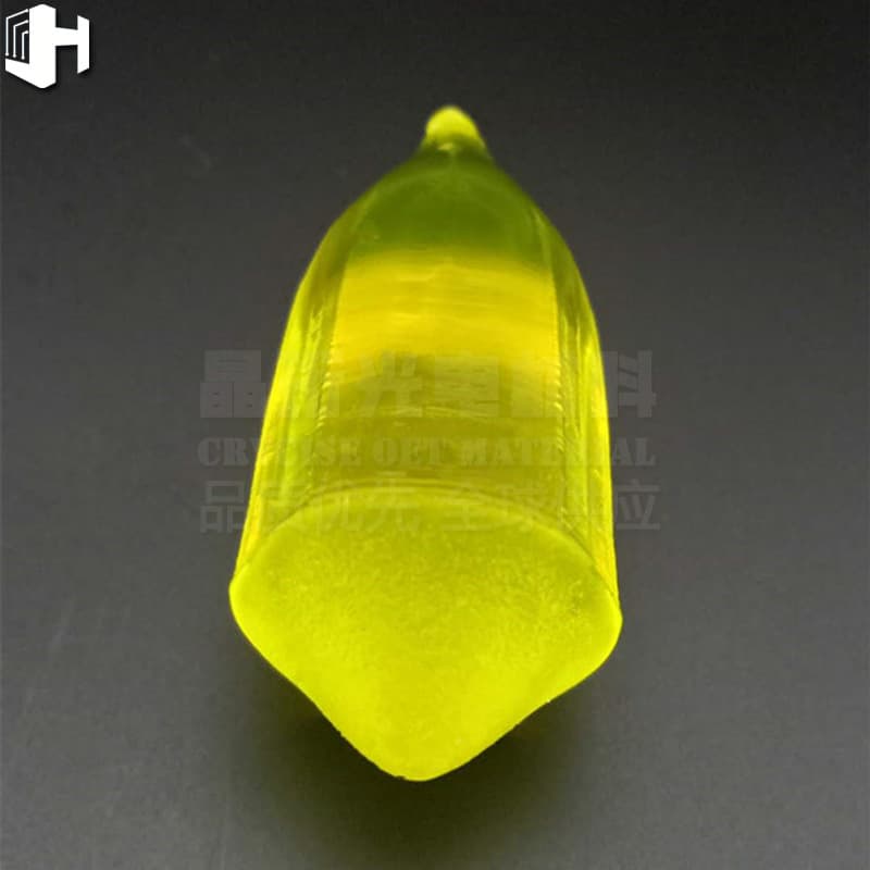 Jingheng Materials Fluorescent Crystal Ce:LuAG Single Crystal Scintillation Substrate Wafer Factory Non-Standard Processing