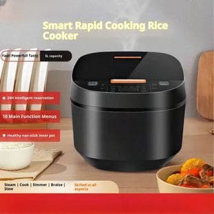 Xianke Rice Cooker, Household Smart 5L Large Capacity Electric Rice Cooker, Soup Cooking Fast Cooking Multifunctional Timer, Foreign Trade Gift