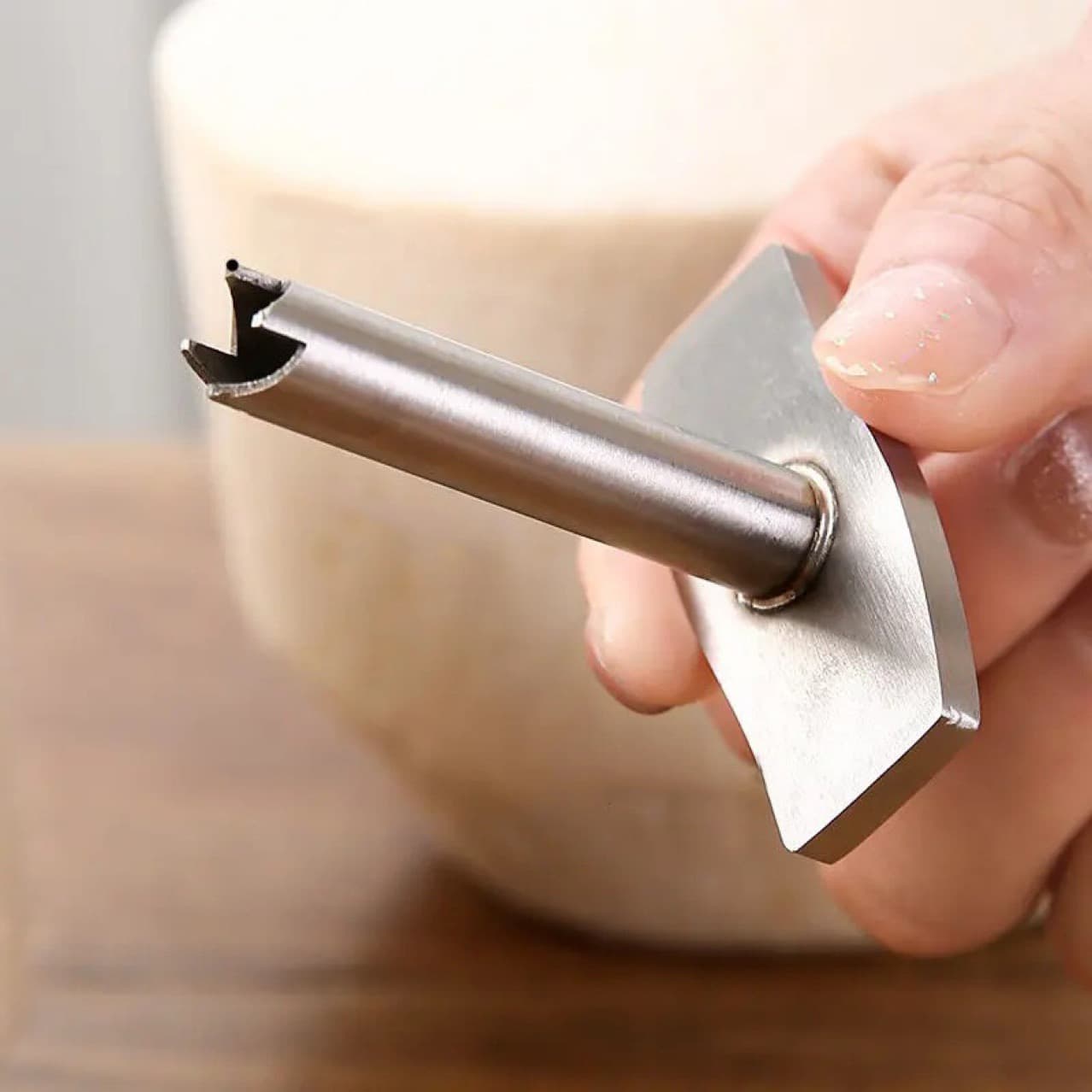 Free Shipping / T-Type Drill Bit / Coconut A1p601 - Portable Kitchen Drill for Young Coconuts