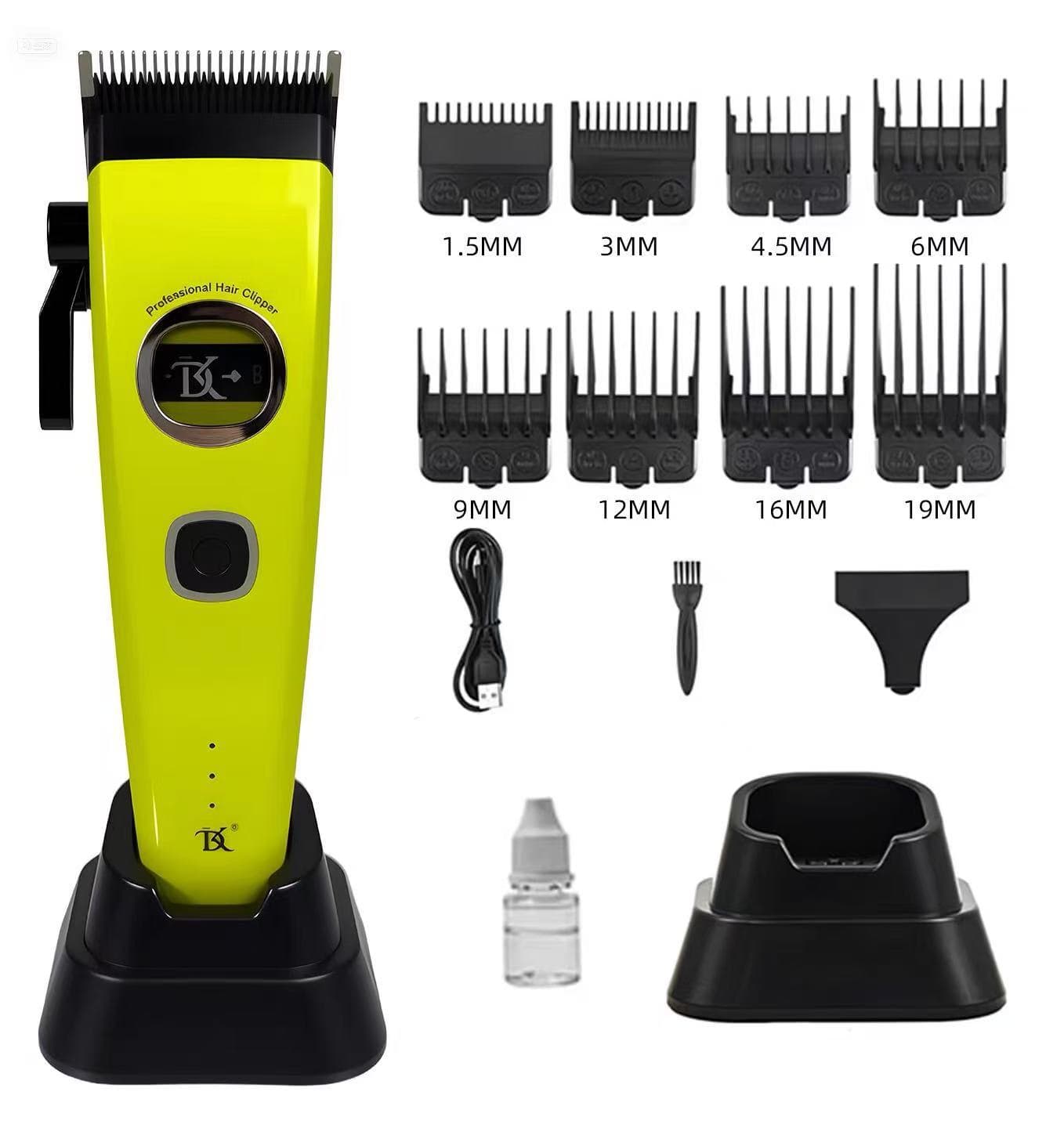 DK New Outer Rotor Brushless Motor Oil-Head Gradient Hair Clipper for Barbershop Professional Hair Trimmer