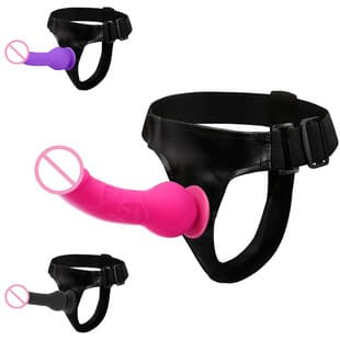 Orissi Silicone Single-Head Realistic Dildo Wearable Harness for Men and Women, Adult Sex Toy, Gay Gear
