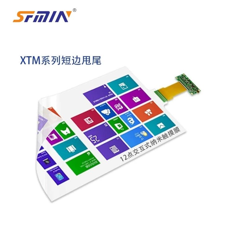 Customized 10.1-32 inch metal mesh capacitive touch film multi-point high brightness touch film