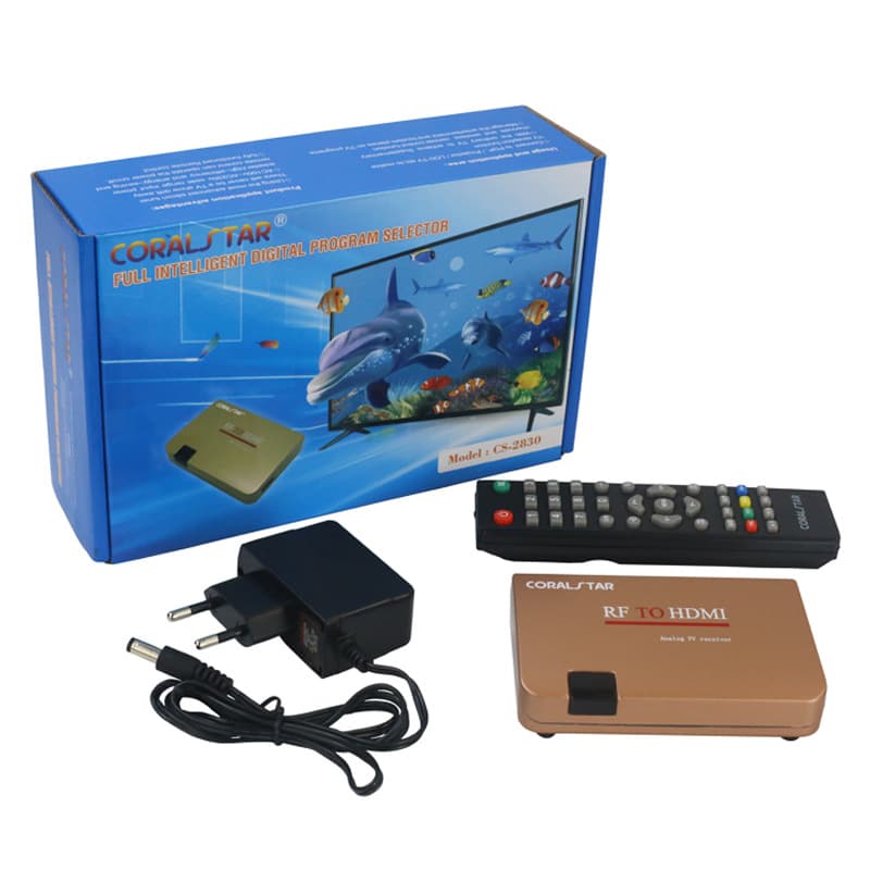 RF to HD Analog TV Receiver Full System Channel Selector