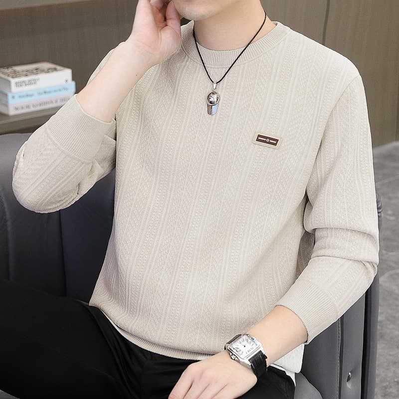 2025 Crew Neck Long Sleeve Men's Sweatshirt, Autumn Fashion Hot Selling Sweatshirt 5805