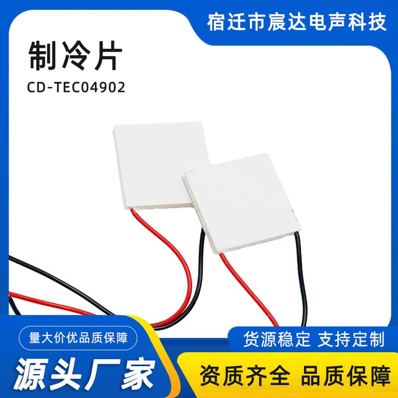 High-performance 20X20 semiconductor cooling chip CD-TEC04902-L100MM electronic refrigerator water dispenser cooling