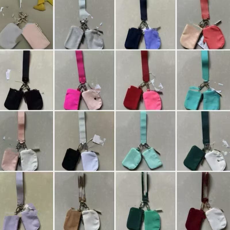Wholesale In-Stock Waterproof Nylon Small Bag, ID Holder, Portable Wristlet, Stylish Coin Purse for Women, Factory Direct Sale