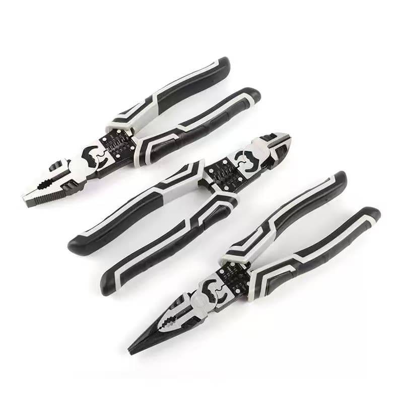 9-inch pliers, wire cutters, diagonal pliers, multi-functional industrial-grade needle-nose pliers, labor-saving hand pliers, electrician set.