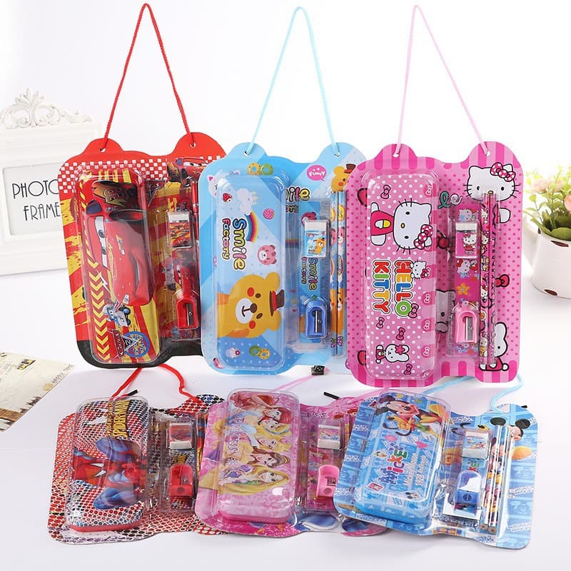 Creative Stationery Gift Box Set for Kids Birthday Gift, School Supplies Learning Kit Gift Box Set for Elementary Students