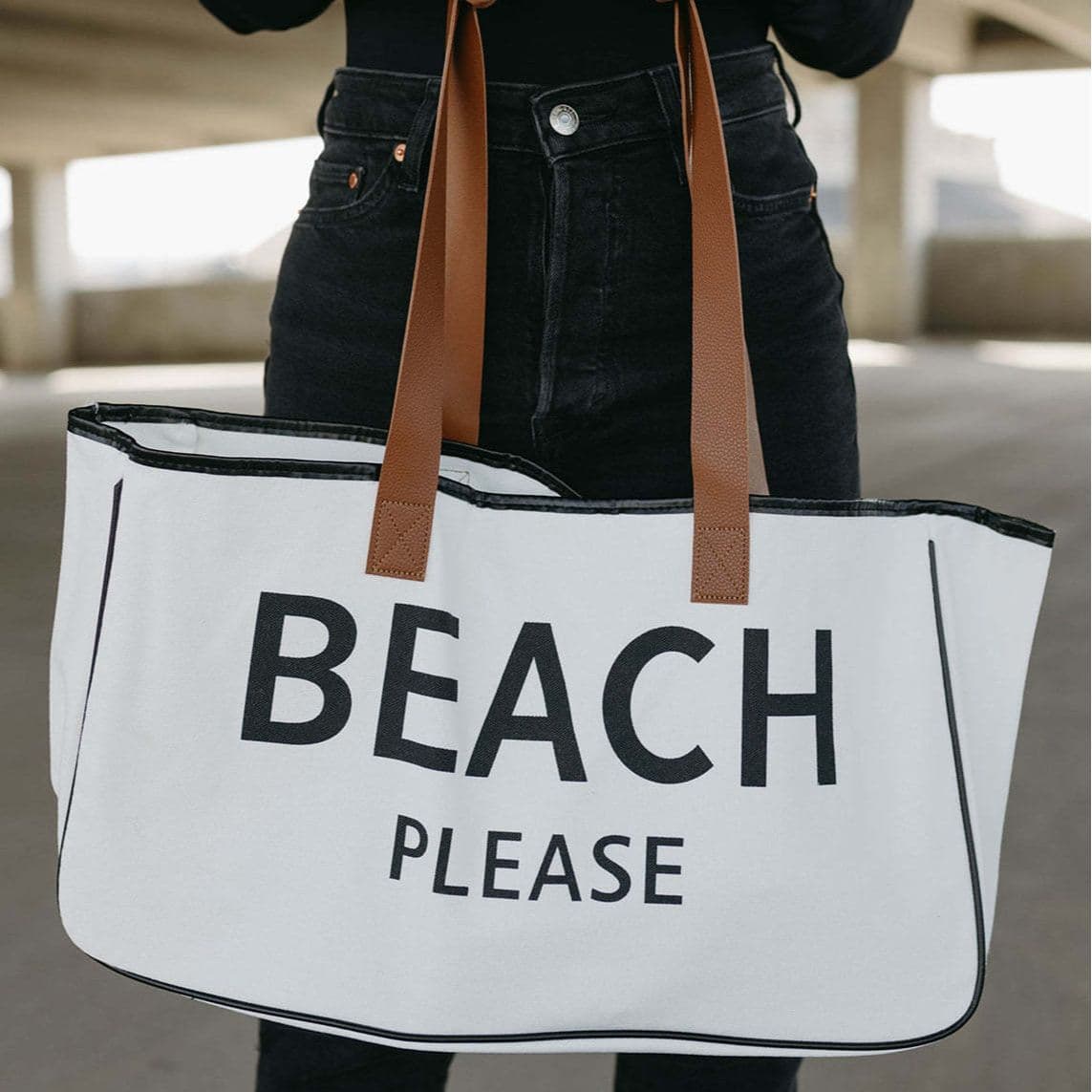 Women's New Cotton Linen Canvas Beach Bag Large Capacity Tote Handbag Amazon Hot Seller Casual Eco-friendly Shopping Bag