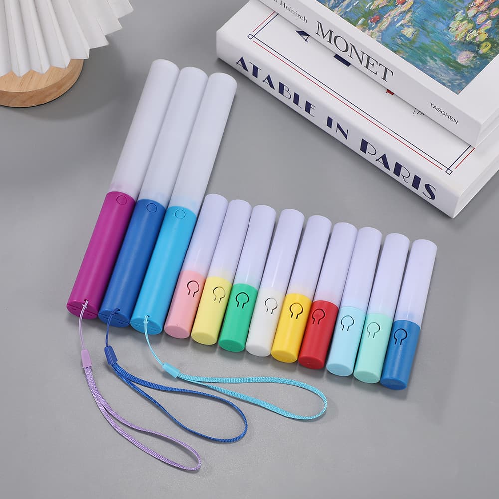 LED Colorful Glow Stick Tube Star Concert Fan Light Stick Handheld Mini Bar Cheer Flash Stick