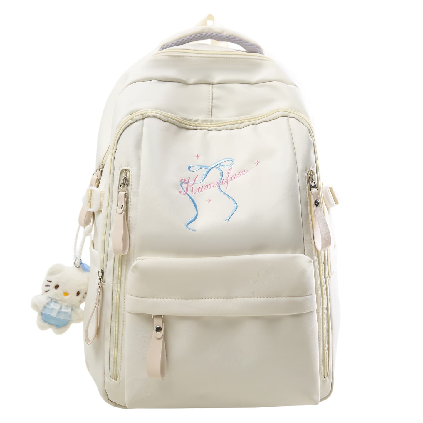Japanese Solid Color College Student Backpack for Women 2026 New Lightweight School Bag for Middle and High School Students Short Trip Travel Backpack