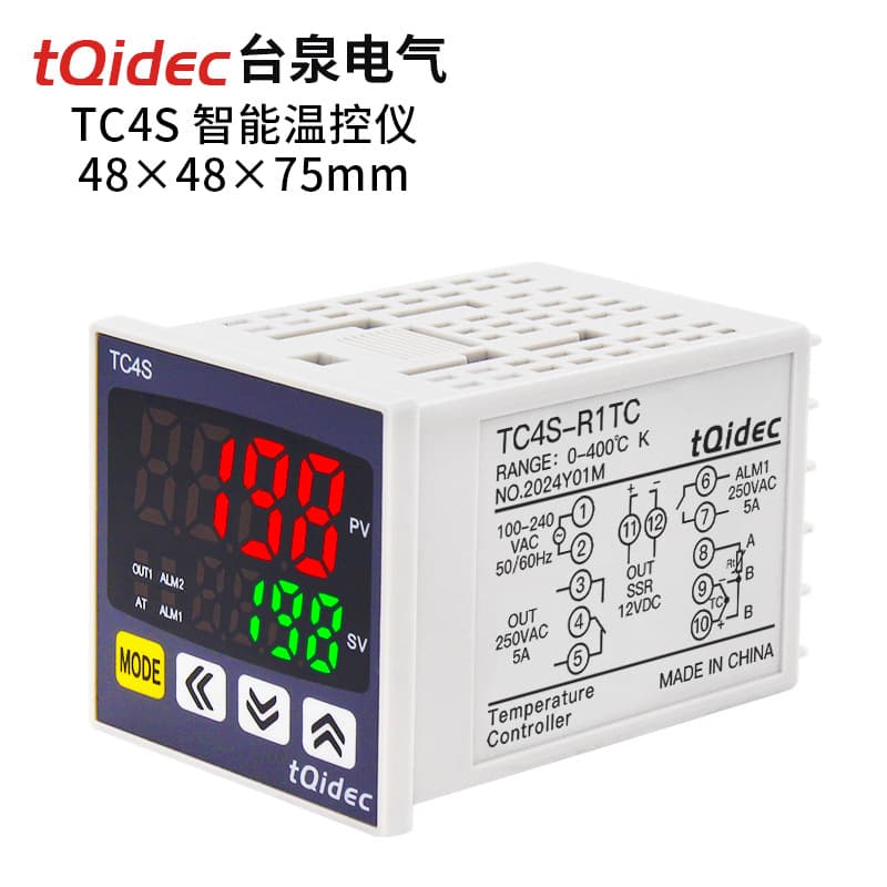 tqidec TaiQuan Electric Temperature Controller TC4S Multi-Input Digital Display Smart PID Temperature Controller