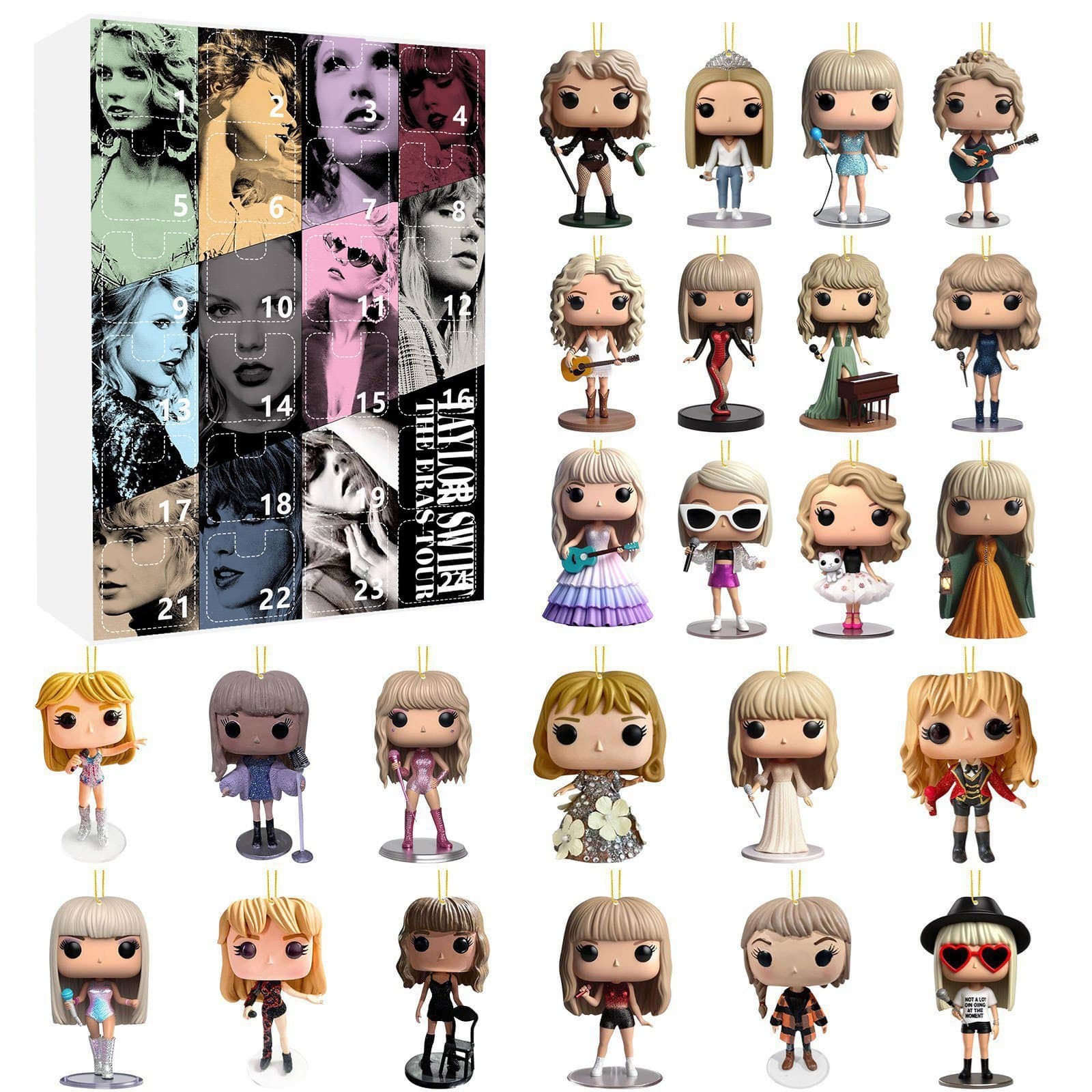 Cross-border Christmas Taylor Swift Blind Box Cute Mini Figure Backpack Decoration Pendant Christmas Blind Box