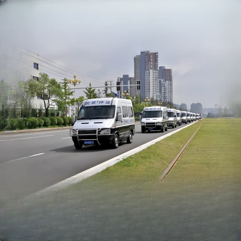 Cross-border sales cash transport/escort vehicle, Jiangling pickup cash transport vehicle, Isuzu shelter escort vehicle