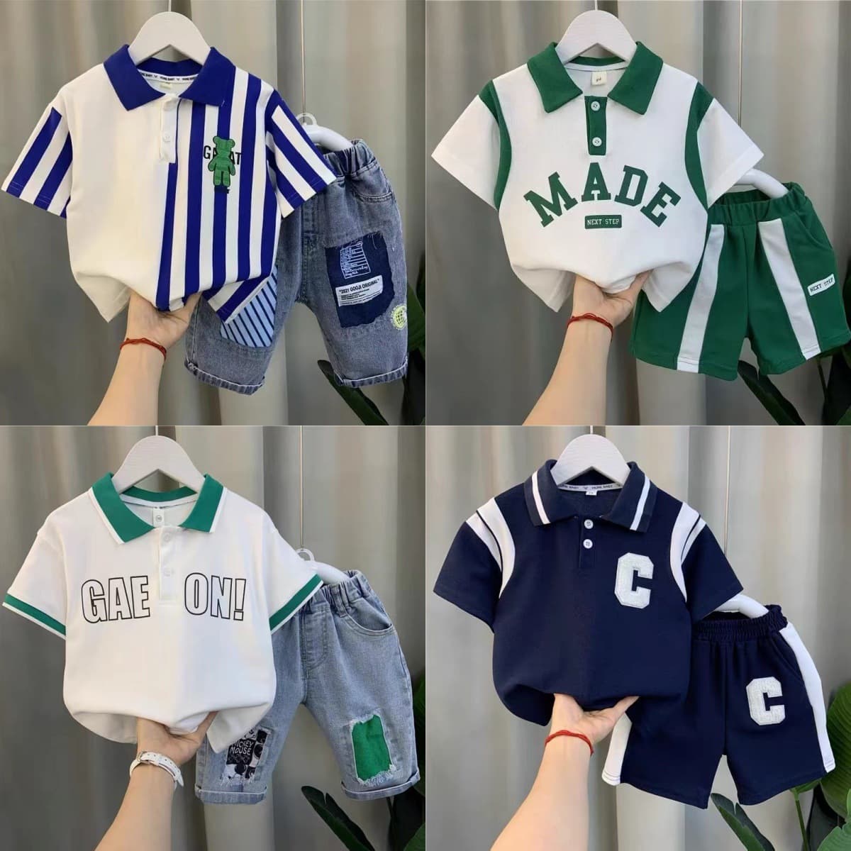 Boys' Summer Set 2026 New Fashionable Short Sleeve Cool Clothes for Kids Trendy Two-Piece Outfit