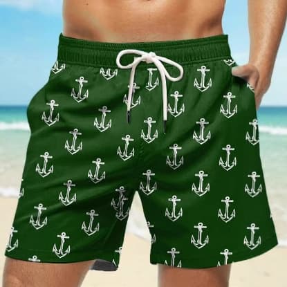 2024 AliExpress Summer Fresh Style Men's 3D Digital Print Casual Sportswear Wholesale