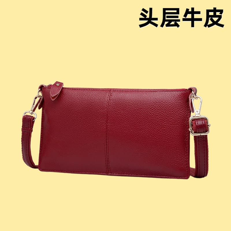 Mobile phone bag, soft leather crossbody bag for women, new foreign trade bags, fashionable mother bag, versatile shoulder bag for women, small bag