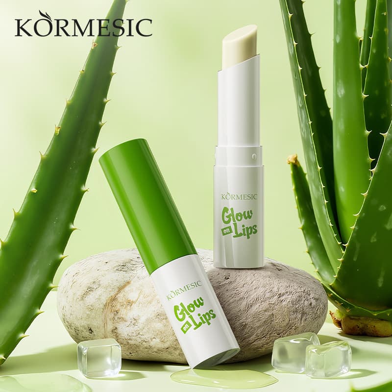 KORMESIC Aloe Vera Lip Balm - Anti-Crack Lip Care, Moisturizing & Hydrating, Cross-Border Wholesale