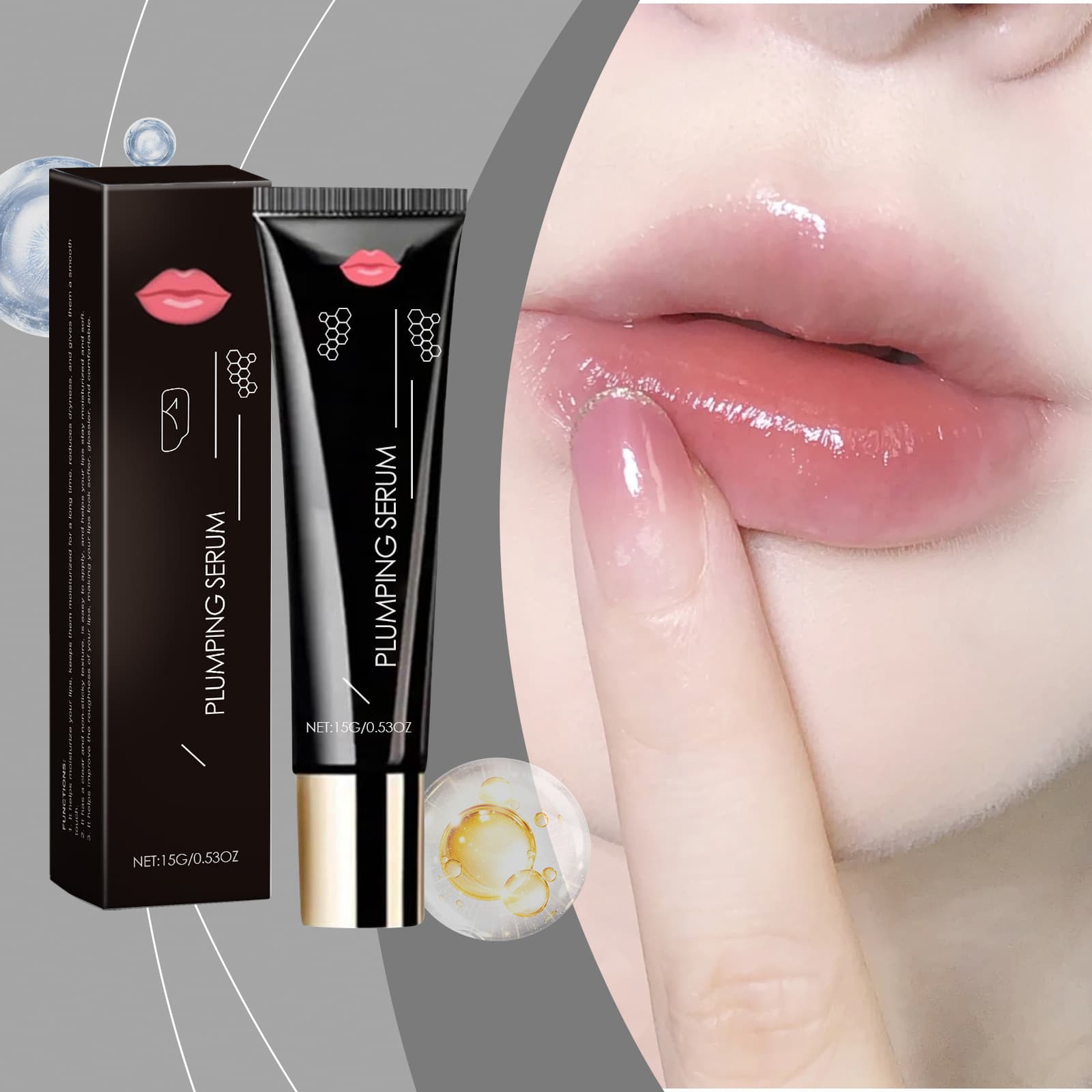 Moisturizing Lip Oil Plumping Lip Gloss Deep Hydration for Dry Lips Care Lip Oil
