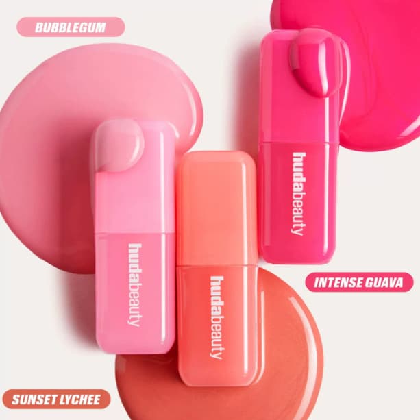Huda Beauty Style Liquid Blush Square Tube Water Glossy Clear Long-Lasting Natural Skin-Blending Brightening Liquid In Stock
