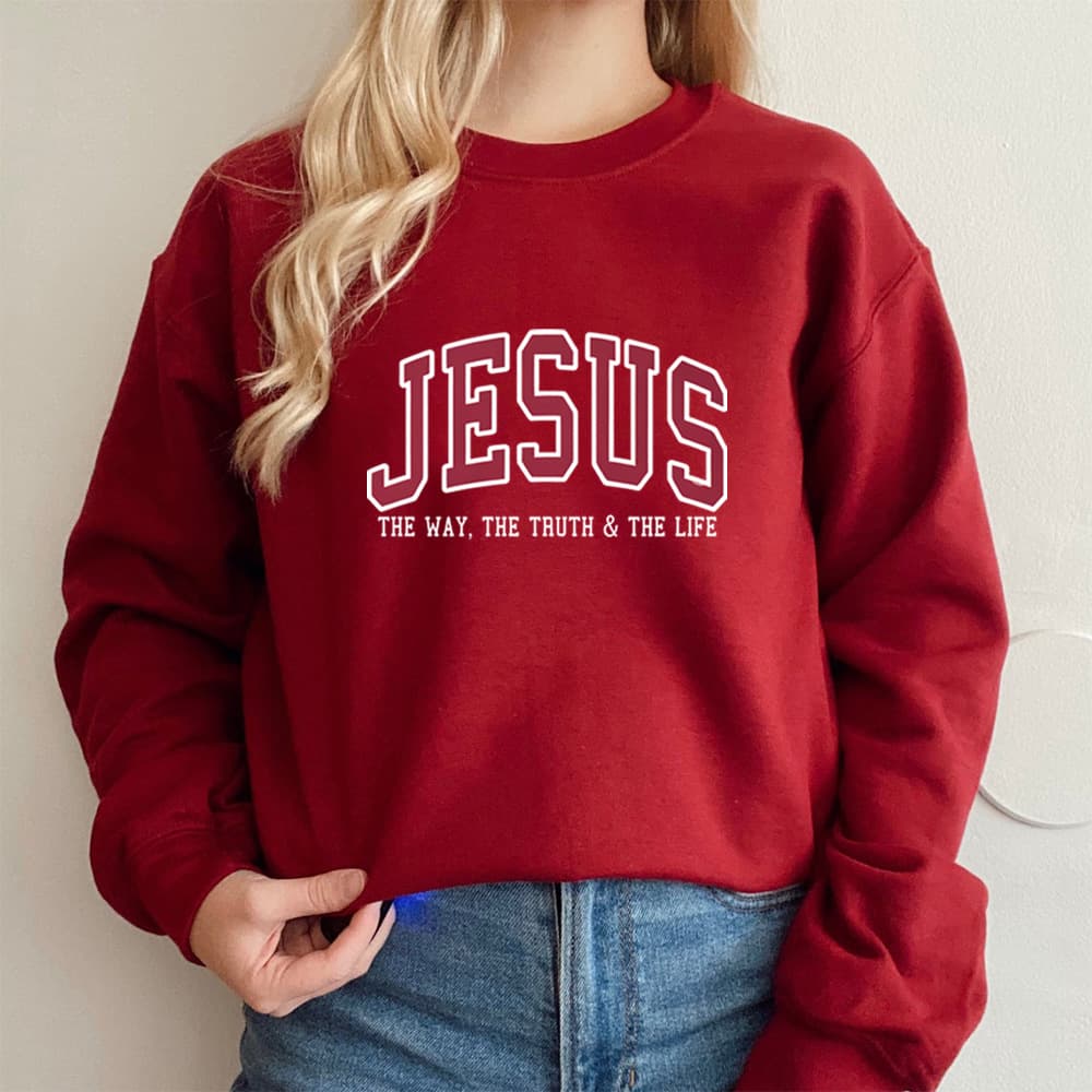 Ouma Ouma Thin Fleece Chris Sweatshirt JE Hoodie Faith Crewneck Sweatshirt