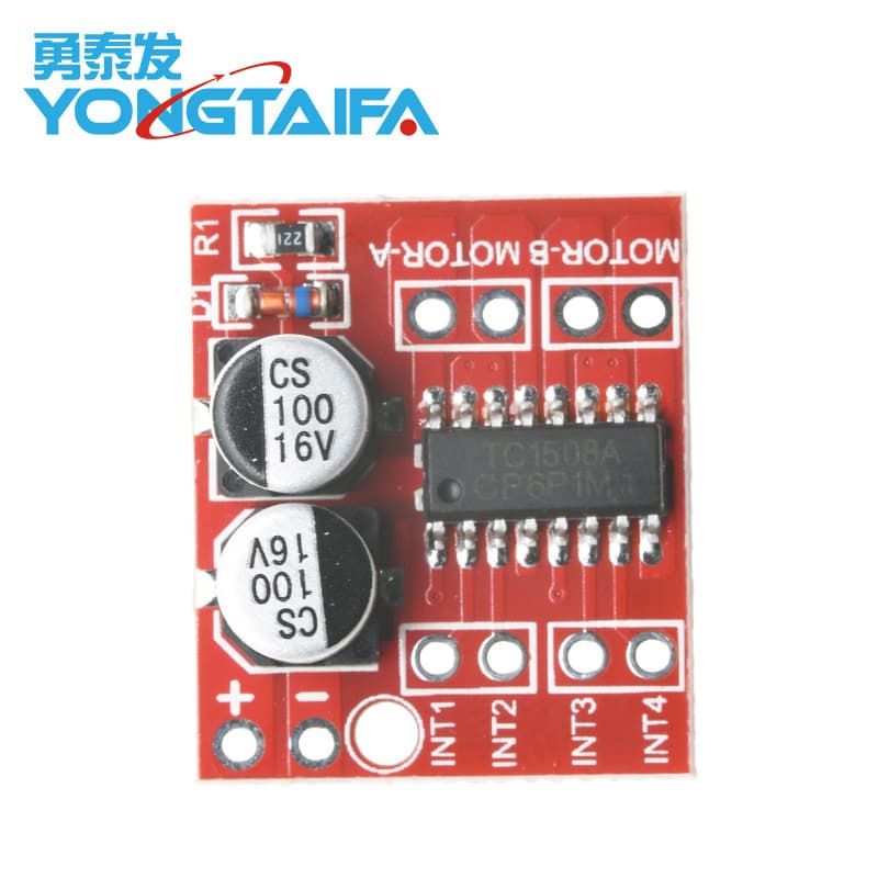 2-Channel DC Motor Driver Module, Forward/Reverse PWM Speed Control, Dual H-Bridge Stepper Motor Mini Super L298N