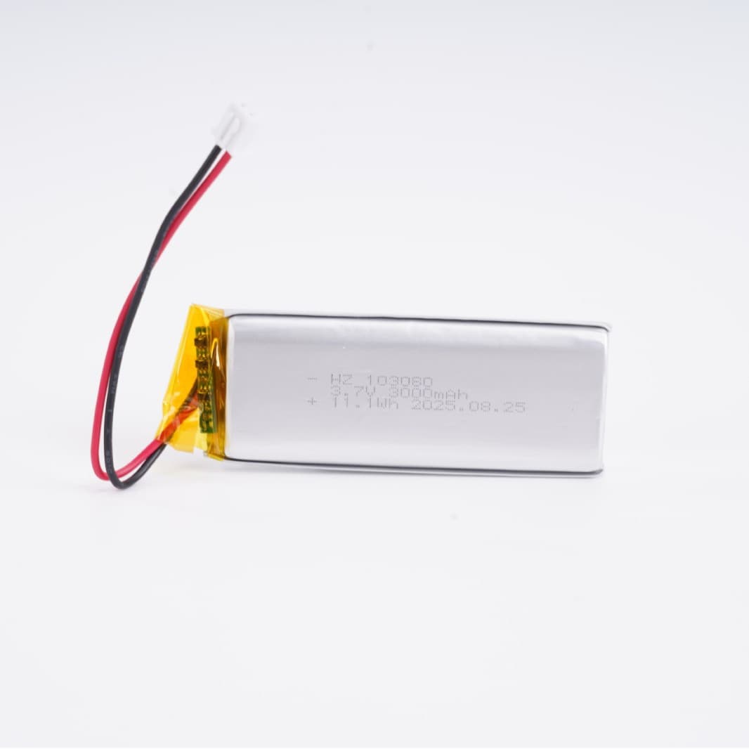 103080 3.7V 3000mAh Semi-Solid Lithium Ion Polymer Battery Prismatic Li-ion Battery Custom