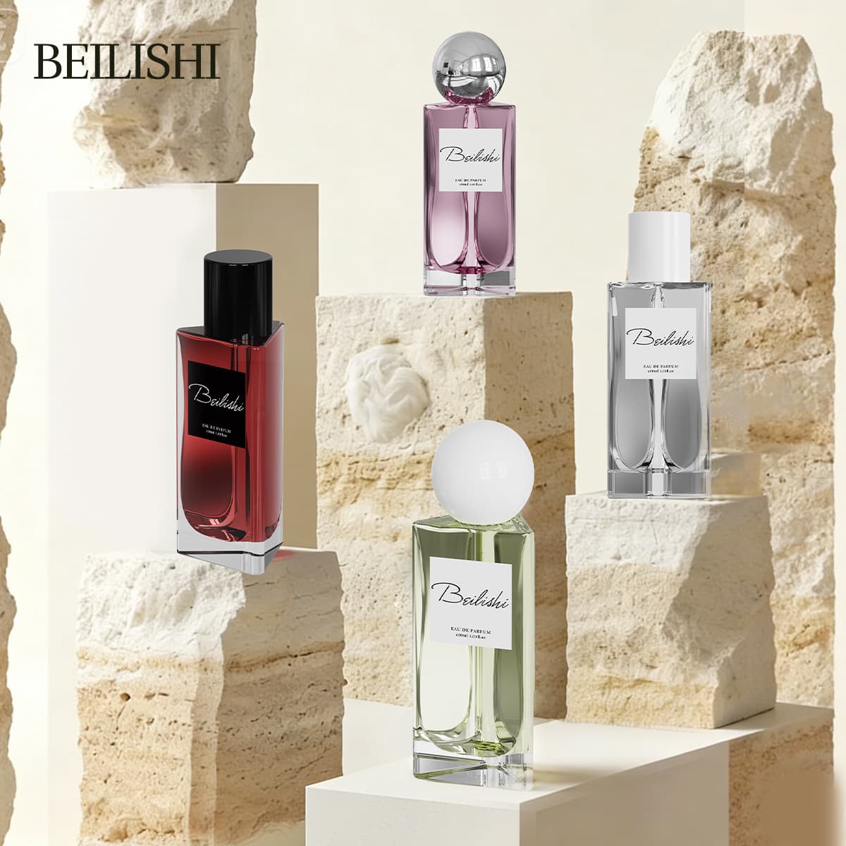 Trending on Douyin E-commerce: BEILISHI Perfume for Men and Women, Floral Green Leaf Scent, Long-Lasting, Ideal for College Students