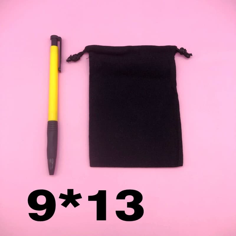 Velvet bag 5*7 manufacturer jewelry pouch 7*9 black velvet drawstring bag for jewelry accessories, 9*13 power bank