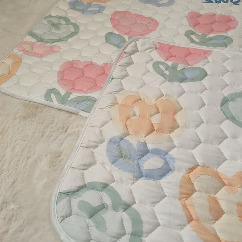 [Anti-slip and waterproof] Class A knitted baby diaper pad, menstrual pad, period mattress pad