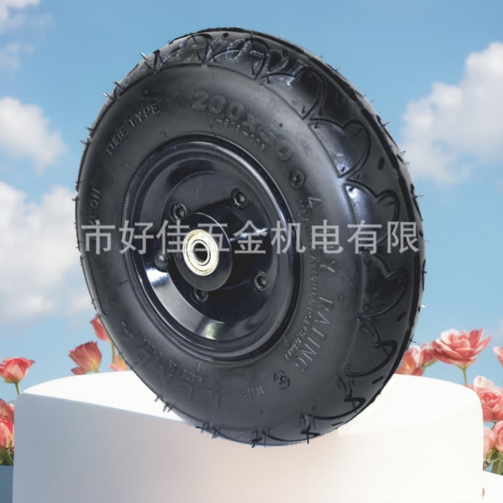 Factory Direct 200x50mm Shock Absorbing Noise Reduction Electric Scooter Extreme Scooter AGV Pneumatic Caster