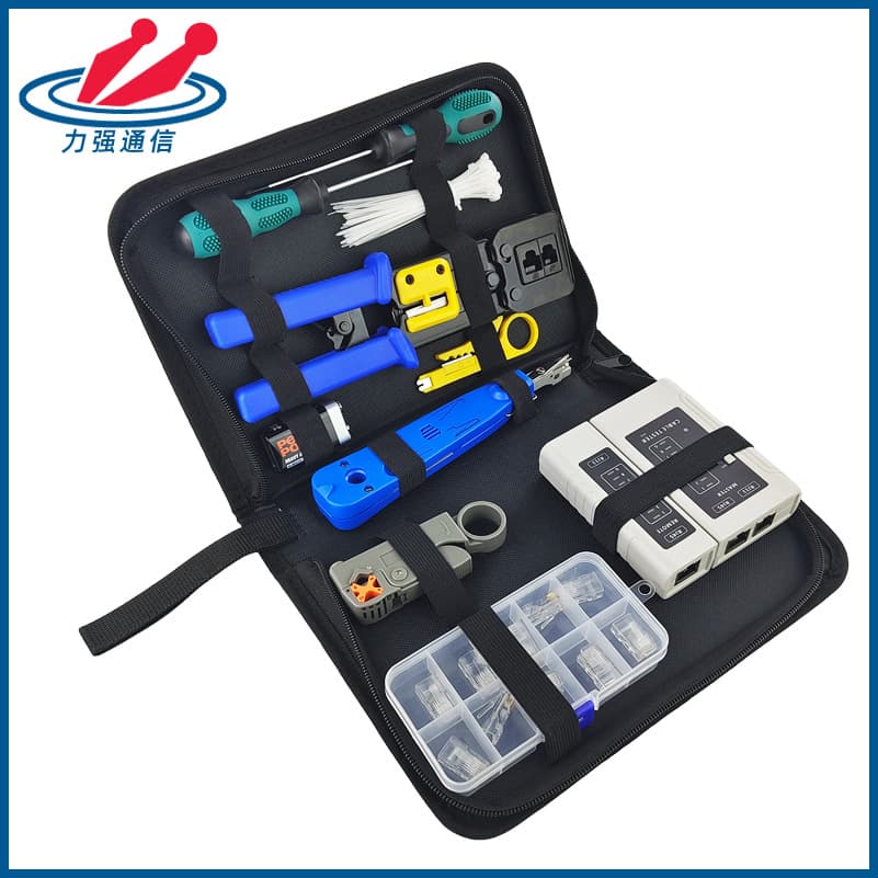 Mancom Network Tool Kit Through-Hole Crimping Pliers Set Network Repair Tools EZ Tool Kit