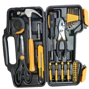 Factory-direct supply of household hardware tool combo set, cross-border best-selling tool set, invoicing and customization available