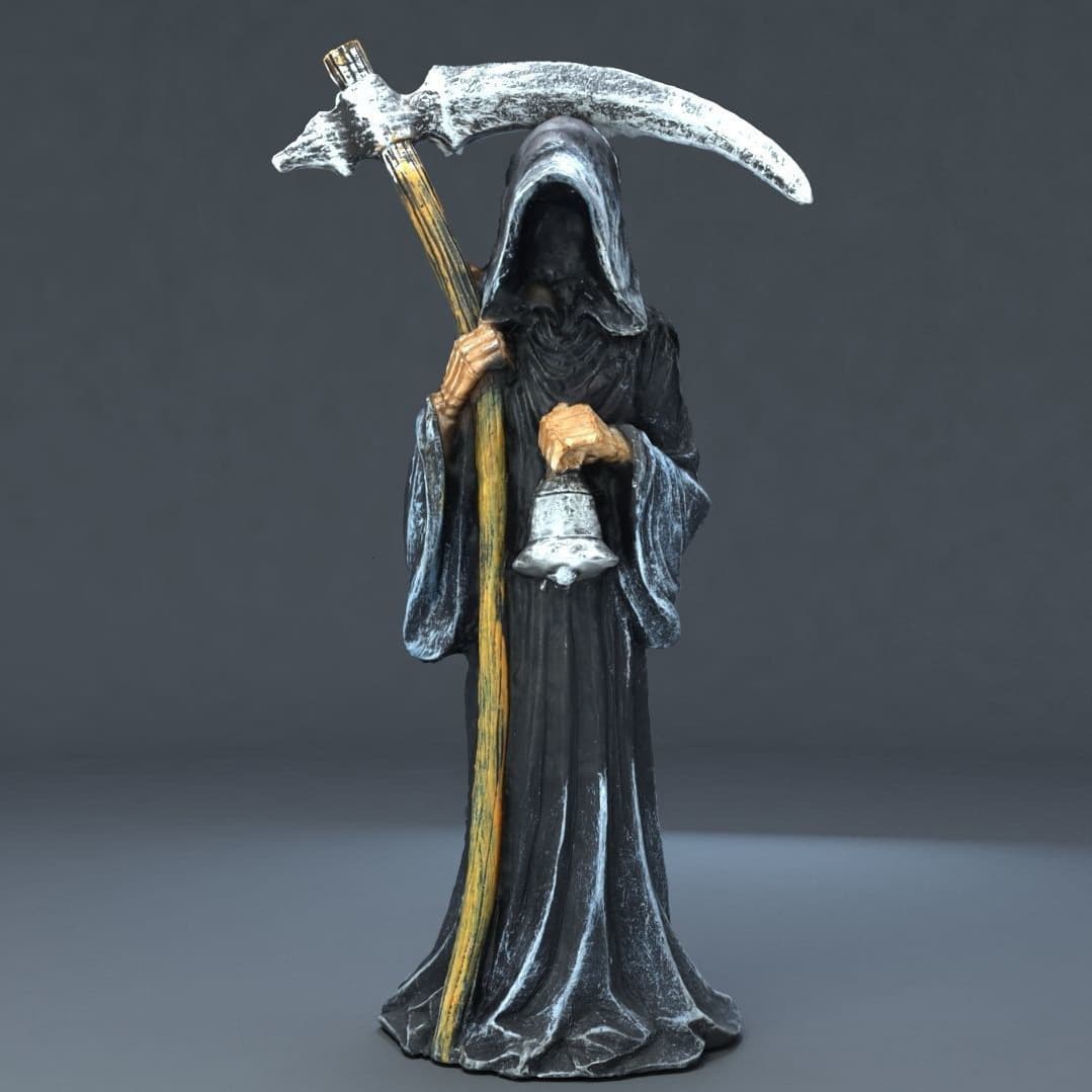 New Halloween ornaments Scythe Reaper Death Statue Resin Crafts Desktop Decorations Cross-border