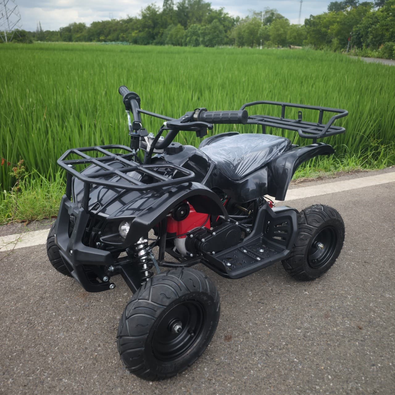 New Four-Wheel ATV Sand Motorcycle Gasoline Sand Vehicle Two-Stroke 49CC Off-Road Toy Car for Children and Adults