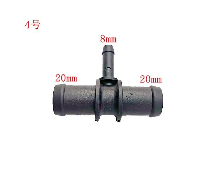 For BMW MINI R52R53 coolant water pipe connector three-hole T-joint OE 17127518614